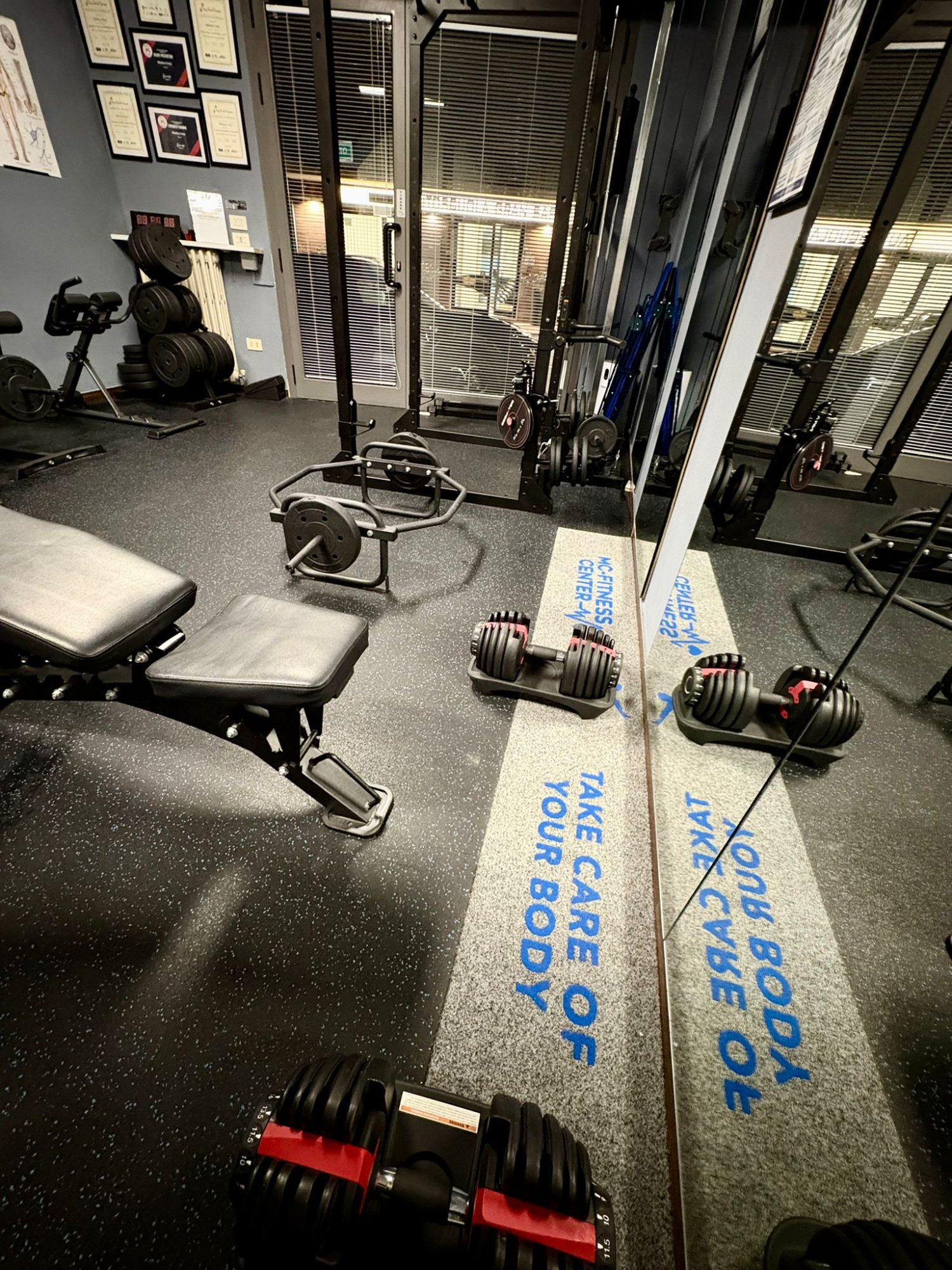 Area pesi – "Take Care of Your Body"